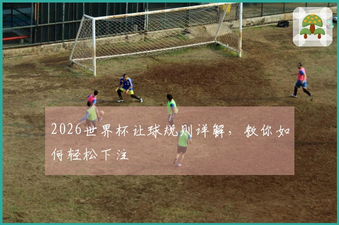 2026世界杯让球规则详解，教你如何轻松下注