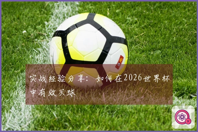 实战经验分享:如何在2026世界杯中有效买球
