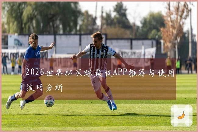 2026世界杯买球最佳APP推荐与使用技巧分析